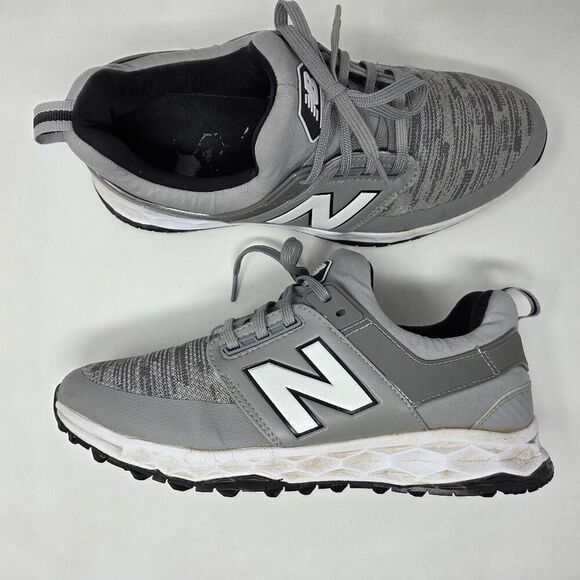 NEW BALANCE FRESH FOAM NBG4000GR GRAY SPIKELESS GOLF SHOES MENS SIZE 10 D - Picture 1 of 8
